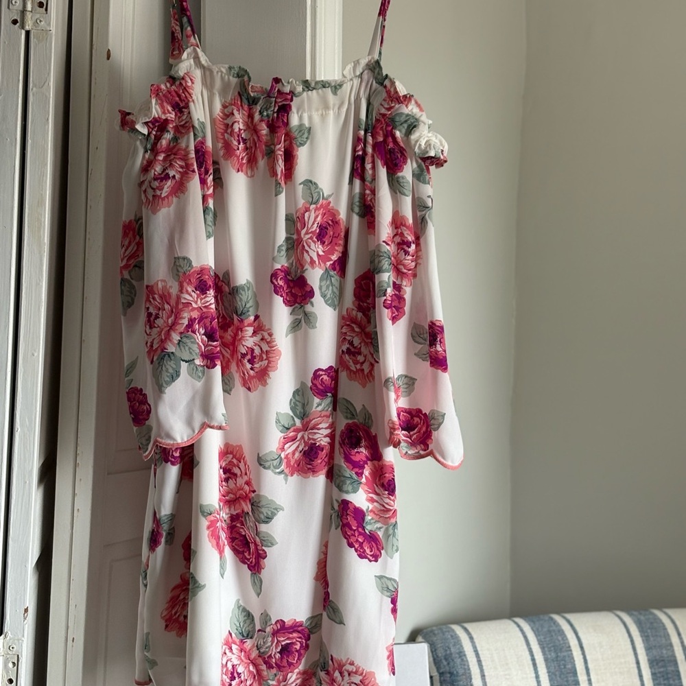 Floral Off-Shoulder Dress